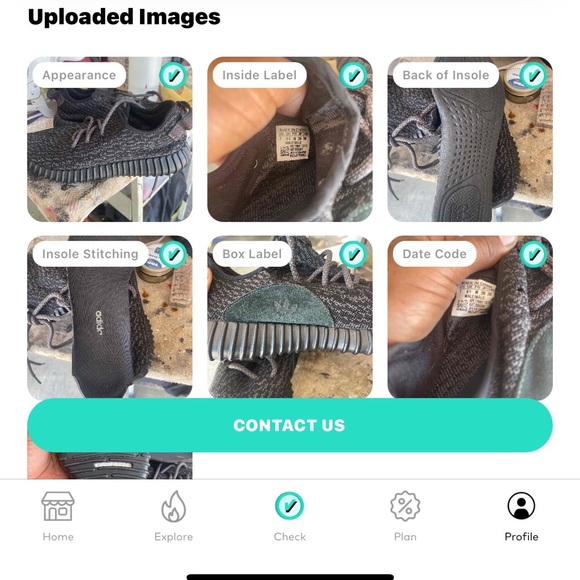 ADIDAS YEEZY Boost 350 V1 Pirate Black Cloth Sneakers Marked as 7 US 2015 - Picture 4 of 17